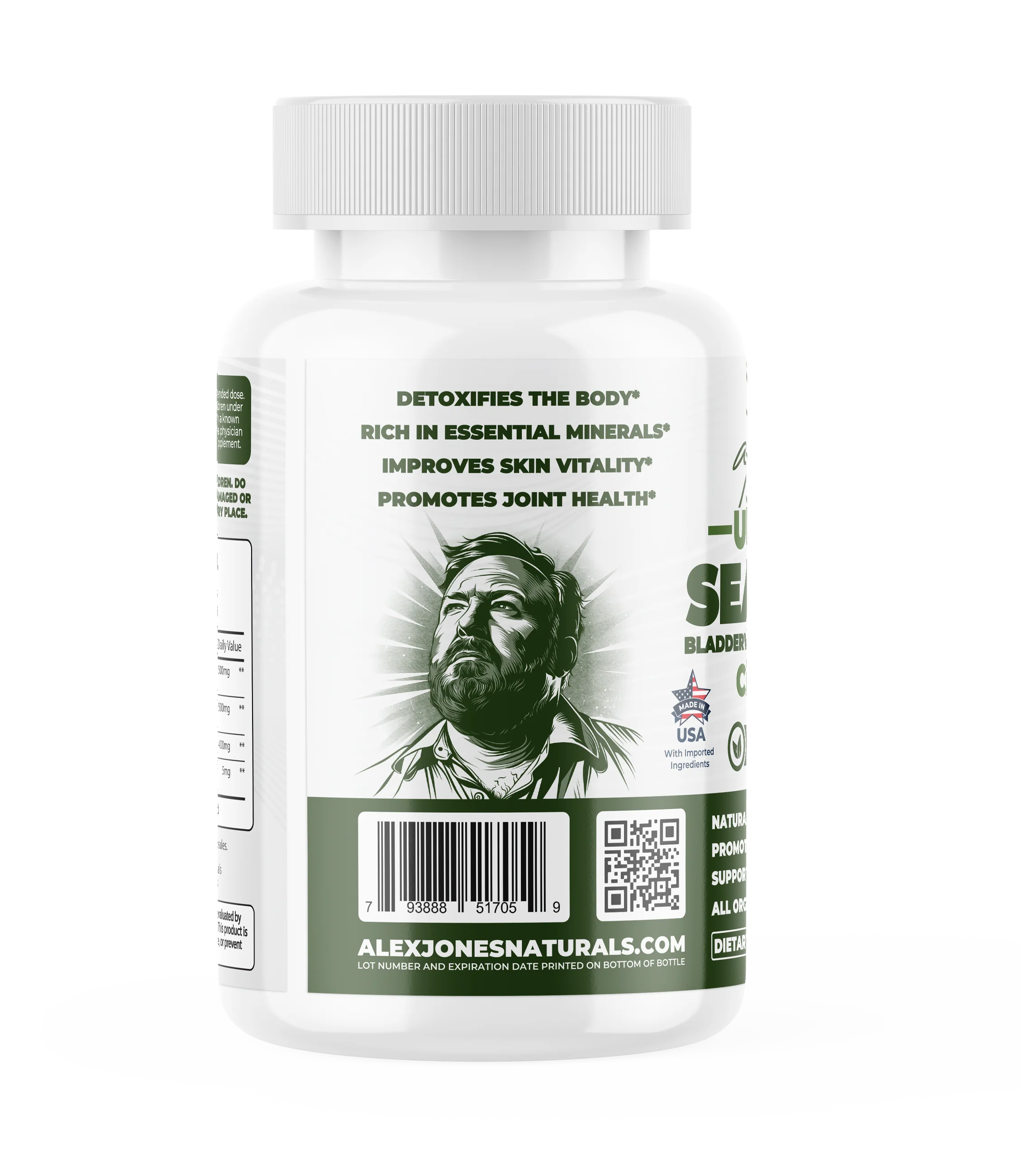 Ultimate Seamoss Capsules With Bladderwrack & Burdock Root (60 Capsules) (30 Servings) - Image 4