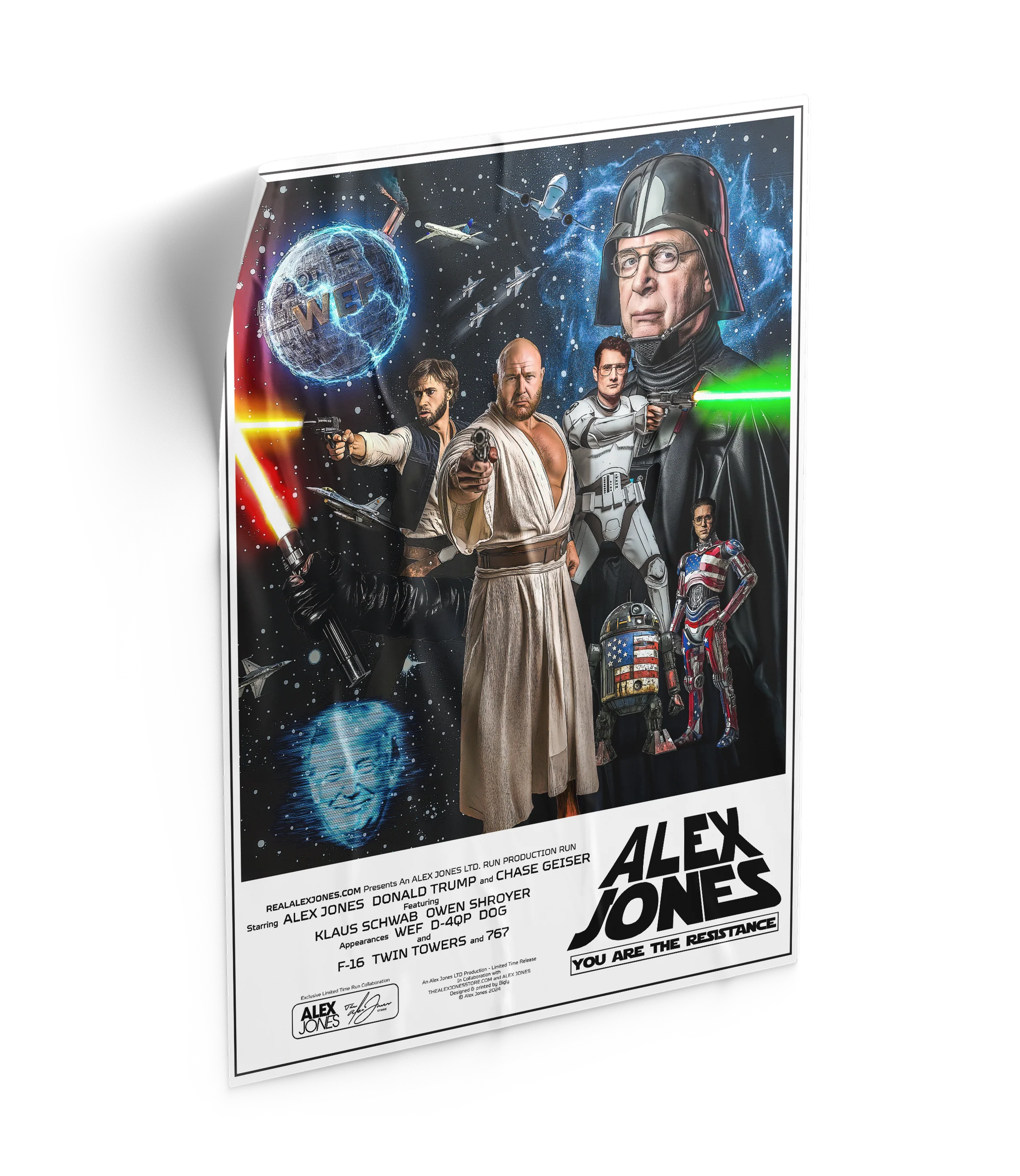 Alex Jones Limited Edition Collectible Fundraiser Poster - Image 3