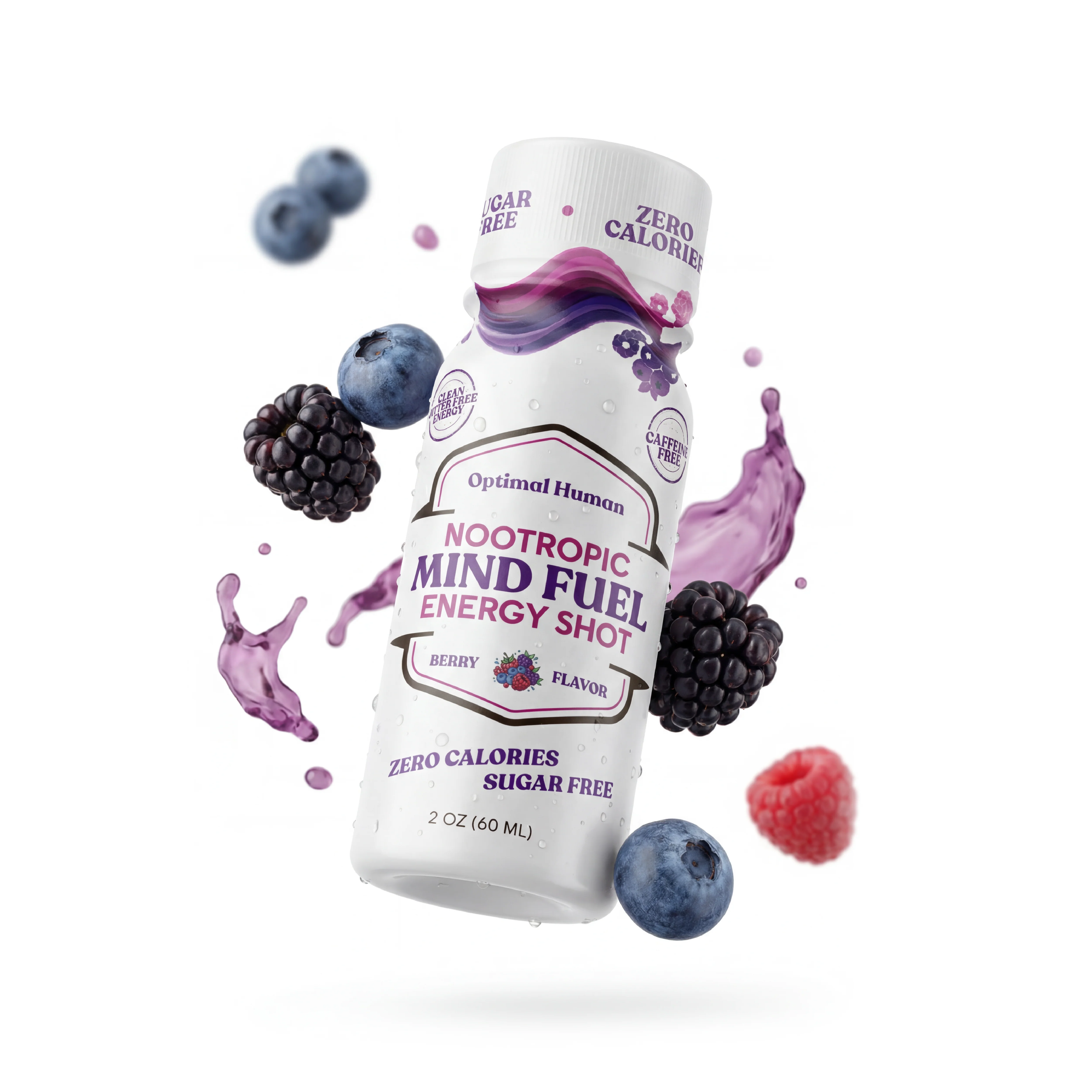 Optimal Human Mind Fuel - Nootropic Energy Shot (2oz Shot) - Image 3