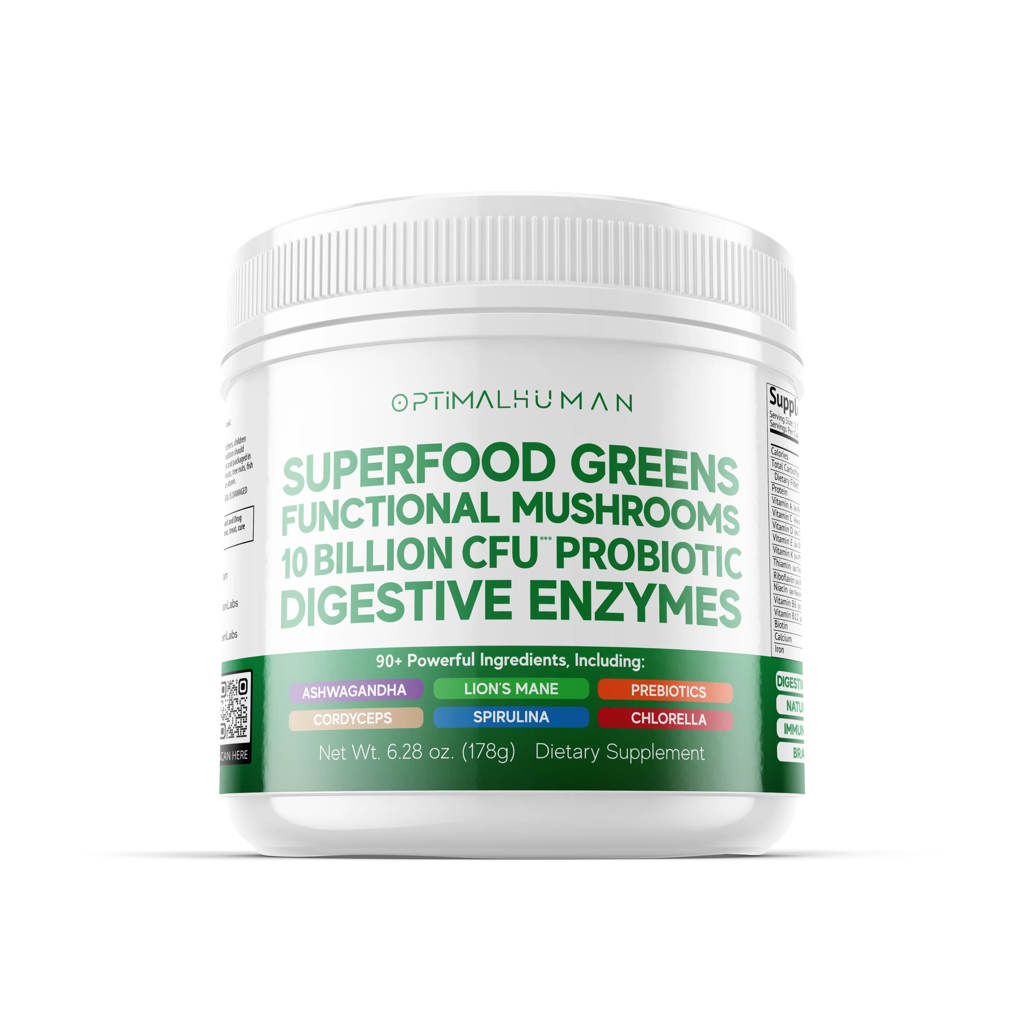 Optimal Human - Superfood Greens (6.28 oz) (30 Servings) - Image 4