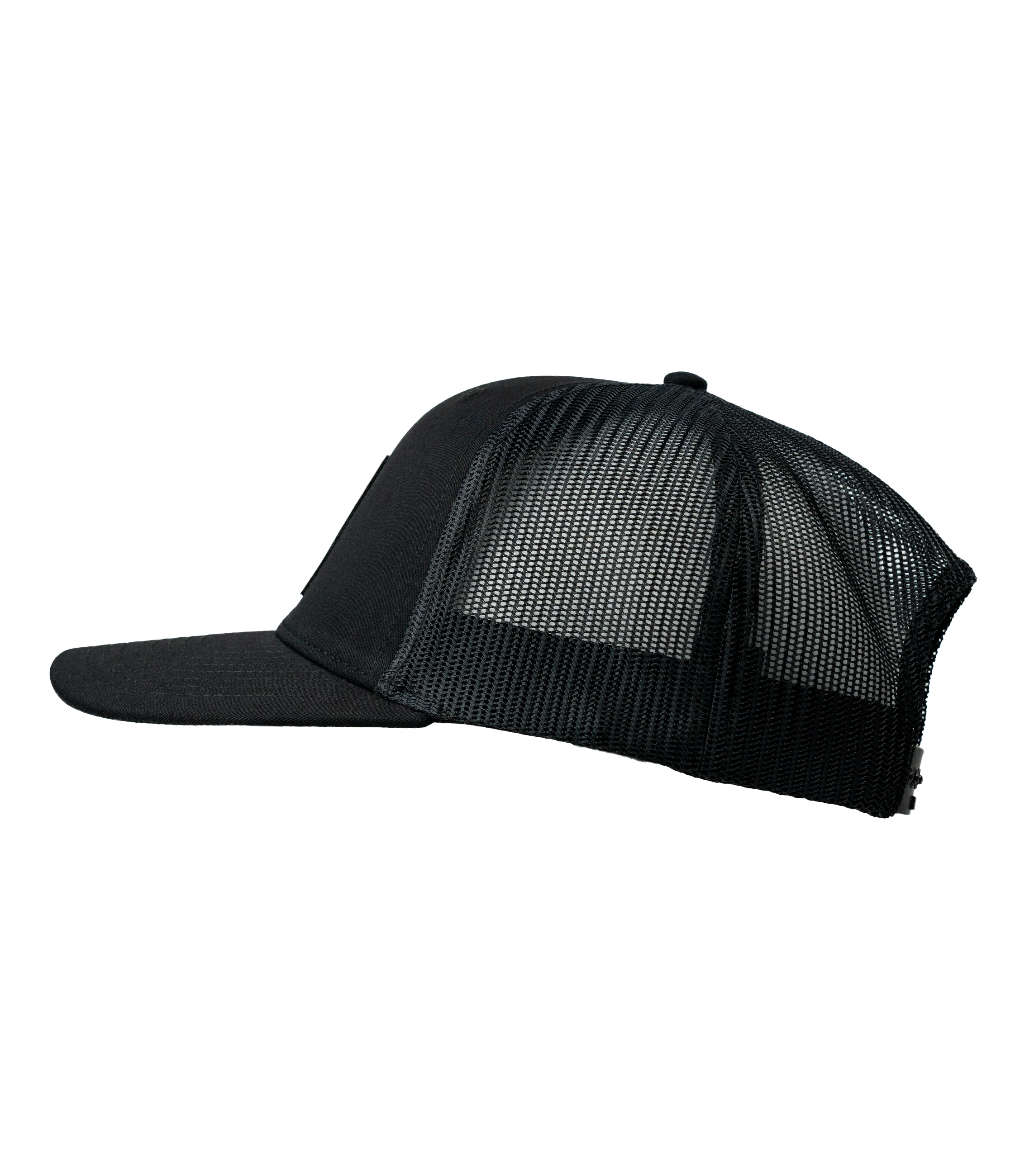 Square Infowars Logo Leather Patch Hat - Image 3