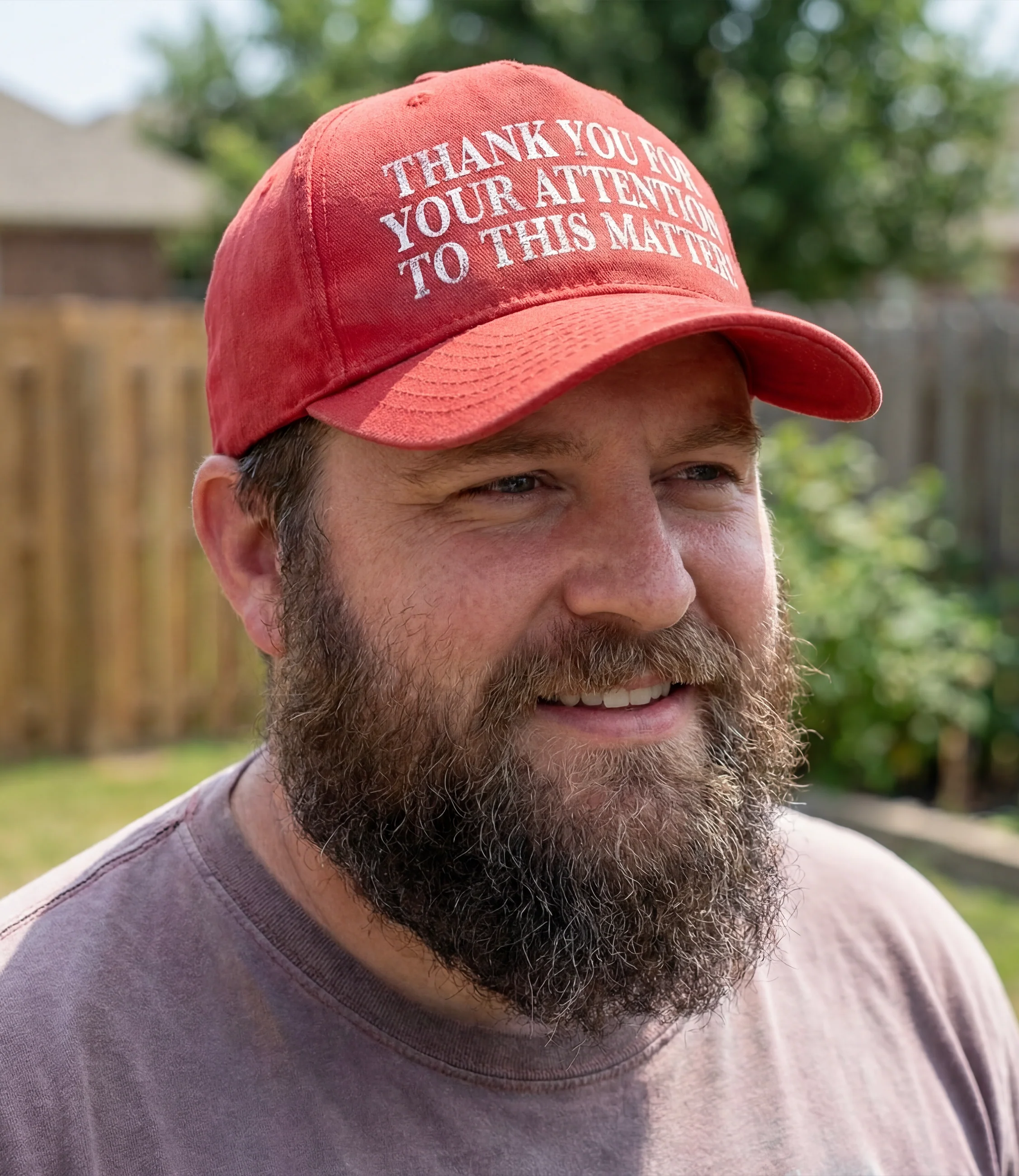 Thank You For Your Attention To This Matter Trucker Hat - Image 4