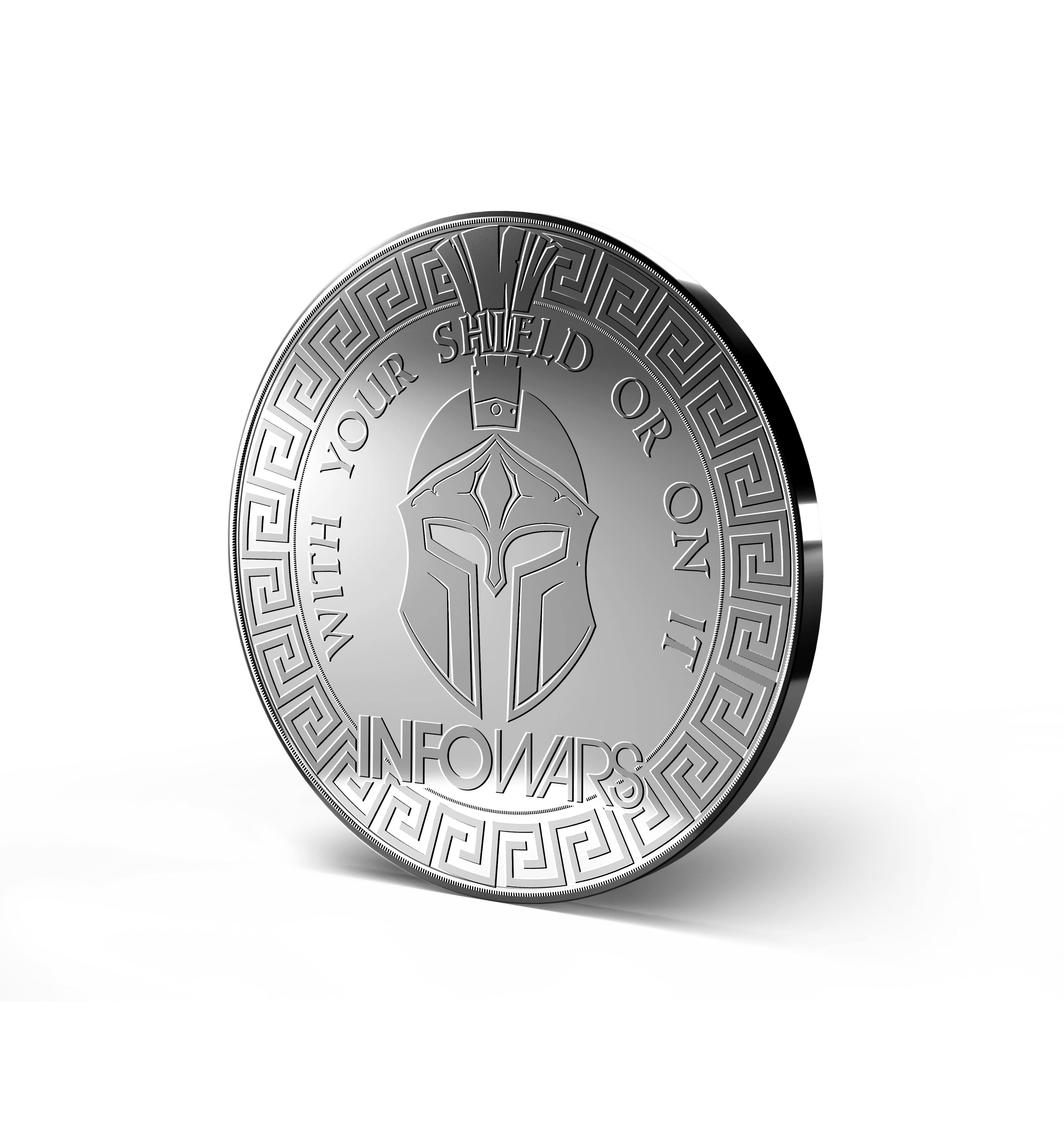 "Tip Of The Spear" Infowars Veterans Limited Edition Fundraiser Silver Coin - Image 5
